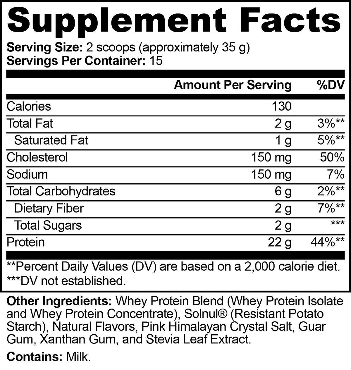 Hold Performance Whey Protein Blend (Chocolate)