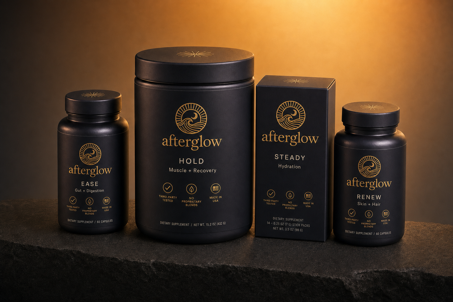 AFTERGLOW full product lineup